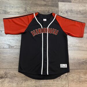 True Fan Arizona Diamondbacks Baseball Black Red Jersey D-Backs MLB Men's Large